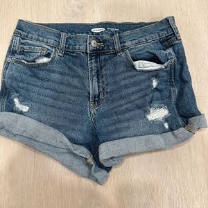 old navy boyfriend jean shorts